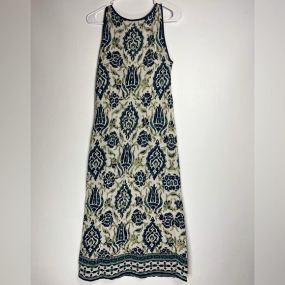 PERUVIAN CONNECTION Marmara Dress A-Line Jacquard‎ Knit 100% PIMA COTTON Size XS - Picture 3 of 13